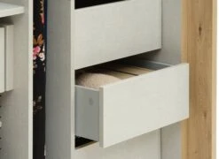 Armoire SALTOV 204 A/cadre+lot Accessoires Chêne -Meubles Reduction Magasin 165231