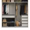 Armoire SALTOV 204 + Lot Accessoires Chêne -Meubles Reduction Magasin 165238