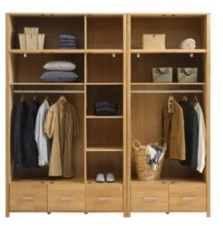 Royal Oak Armoire HUGGET 139x190 Chêne -Meubles Reduction Magasin 165346 1