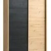 Armoire SALTOV 150 A/cadre Chêne -Meubles Reduction Magasin 166542