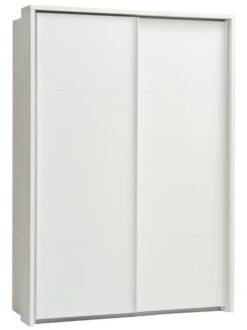 Armoire SALTOV 150 Cadre+lot Accessoires Blanc -Meubles Reduction Magasin 166545