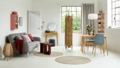 Canapé Convertible PARADIS Gris Clair -Meubles Reduction Magasin 166679