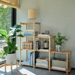 Etagère VANDSTED Bambou -Meubles Reduction Magasin 166736