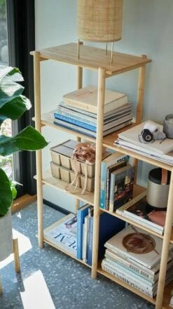 Etagère VANDSTED Bambou -Meubles Reduction Magasin 166737