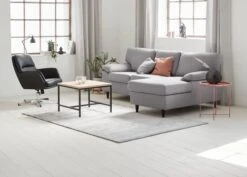 Royal Oak Table Basse TEBSTRUP 60x60 Chêne/noir -Meubles Reduction Magasin 169684