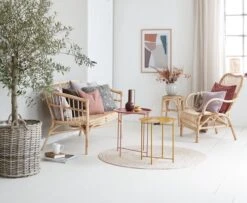 Tabouret JUNGHOLM Naturel -Meubles Reduction Magasin 173629