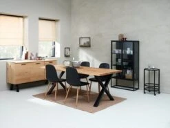 Desserte SORTEBRO Noir -Meubles Reduction Magasin 176187