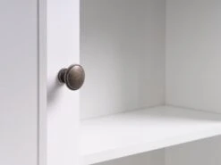 Armoire Murale MALLING 1 Porte Verre Blanc -Meubles Reduction Magasin 176549