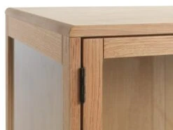 Royal Oak Vitrine LANGELINIE 2 Portes Chêne -Meubles Reduction Magasin 179308