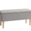 Banc BADSTED A/rangement Gris Clair -Meubles Reduction Magasin 181500