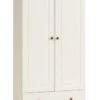 Armoire ROLD 82x153 Blanc/brun -Meubles Reduction Magasin 181767