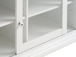 Meuble TV FREDENSBORG Blanc -Meubles Reduction Magasin 185471