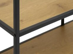 Meuble D'entrée TRAPPEDAL Chêne/noir -Meubles Reduction Magasin 185656