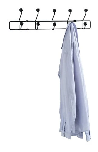 Porte-manteaux GREVINGE 5+5 Crochets Noir 4 Porte-manteaux GREVINGE 5+5 Crochets Noir – Image 2
