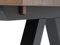 Royal Oak Table SANDBY 100x210 Chêne Foncé -Meubles Reduction Magasin 185709