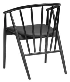 Chaise ARNBORG Noir -Meubles Reduction Magasin 185745