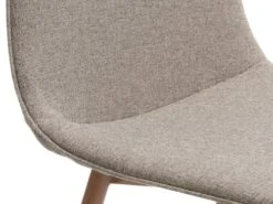 Chaise BISTRUP Sable/chêne -Meubles Reduction Magasin 185757