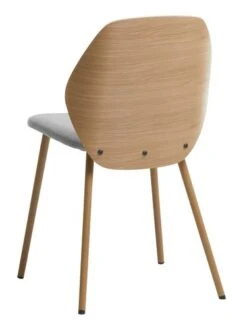 Royal Oak Chaise HORNE Gris Clair/chêne -Meubles Reduction Magasin 185773