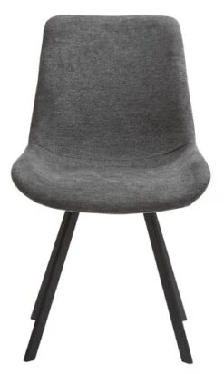 Chaise HYGUM Pivotante Gris/noir -Meubles Reduction Magasin 185793