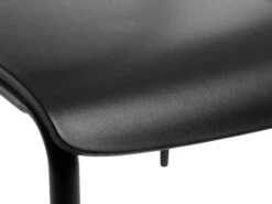 Chaise STABY Empilable Noir -Meubles Reduction Magasin 185830