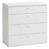 Commode 4 Tiroirs BRODAL Blanc