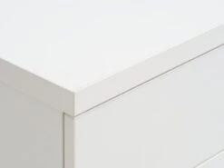 Commode 4 Tiroirs BRODAL Blanc -Meubles Reduction Magasin 185873