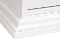 Commode 3+3 Tiroirs FREDENSBORG Blanc -Meubles Reduction Magasin 185886