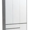 Armoire BILLUND 119x193 Blanc/béton -Meubles Reduction Magasin 185898