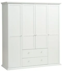 Armoire FREDENSBORG 183x200 Blanc