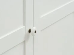 Armoire FREDENSBORG 183x200 Blanc -Meubles Reduction Magasin 185931