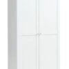 Armoire FREDENSBORG 96x200 Blanc -Meubles Reduction Magasin 185934