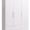 Armoire HELSTRUP 144x208 Brillant/blanc -Meubles Reduction Magasin 185946