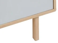 Royal Oak Buffet EGEBJERG 2 Tiroirs/1 Porte Gris/chêne -Meubles Reduction Magasin 185976