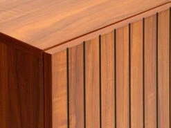 Buffet HEMDRUP 2 Portes Noyer -Meubles Reduction Magasin 185985