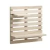 Étagère Murale KETTINGE 2 Tablettes Naturel -Meubles Reduction Magasin 186037