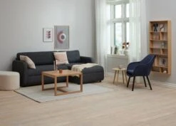 Fauteuil UDSBJERG Velours Bleu -Meubles Reduction Magasin 186223 2