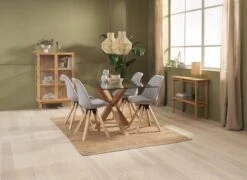 Royal Oak Vitrine LANGELINIE 2 Portes Chêne -Meubles Reduction Magasin 186924