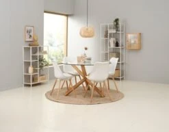 Étagère TRAPPEDAL 7 Tablettes Chêne/b. -Meubles Reduction Magasin 186926