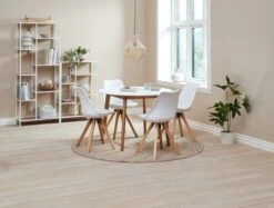 Étagère TRAPPEDAL 7 Tablettes Chêne/b. -Meubles Reduction Magasin 186933