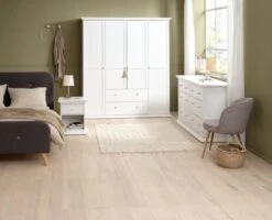 Commode 3+3 Tiroirs FREDENSBORG Blanc -Meubles Reduction Magasin 188012 1