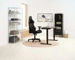 Vitrine HOPTRUP 1 Porte Noir -Meubles Reduction Magasin 188036 2