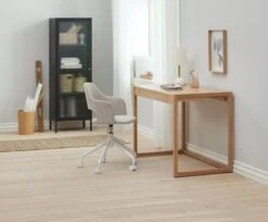 Vitrine HOPTRUP 1 Porte Noir -Meubles Reduction Magasin 188057