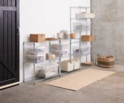 Étagère VINDINGE 6 Tablettes Chrome -Meubles Reduction Magasin 188094