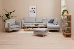 Pouf AARHUS 68x60 Gris Clair -Meubles Reduction Magasin 189151 2