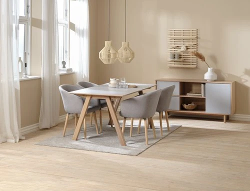 EGEBJERG L250 Gris Clair + 4 KLOSTER Gris Clair 5 EGEBJERG L250 Gris Clair + 4 KLOSTER Gris Clair – Image 3