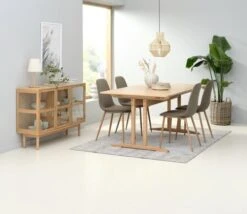 Royal Oak Vitrine LANGELINIE 3 Portes Chêne -Meubles Reduction Magasin 189190