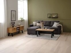 Étagère Murale TRAPPEDAL 2 Pcs/pqt Coloris Chêne/noir -Meubles Reduction Magasin 189212