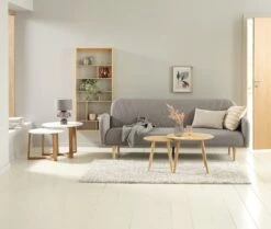 Canapé Convertible PARADIS Gris Clair -Meubles Reduction Magasin 189215 1