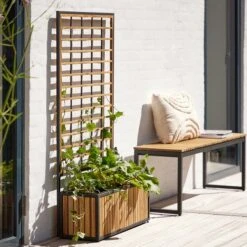 Jardinière UGILT L27xL74xH131 Bois 7 Jardinière UGILT L27xL74xH131 Bois -Meubles Reduction Magasin 193992