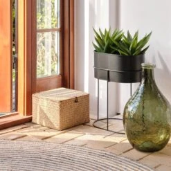 Boîte De Rangement ALVIN L26xL26xH17cm Herbier Marin -Meubles Reduction Magasin 194264